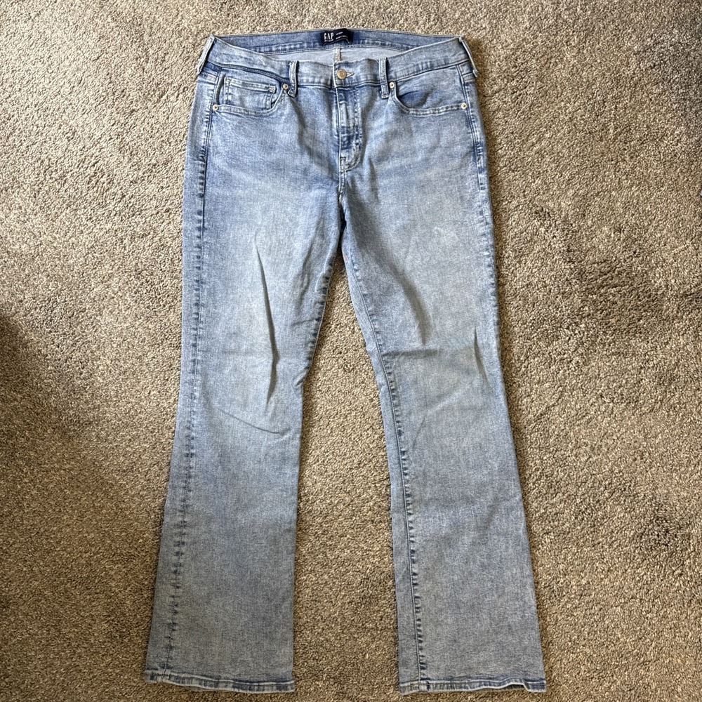 GAP 1969‎ Baby Boot Jeans Light Wash Women's Size 14/32R